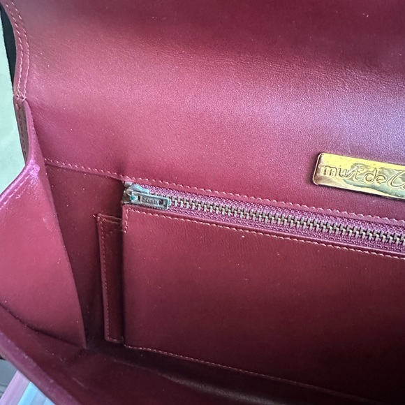 Cartier Les must de Cartier Collection Burgundy Leather Clutch; Great Condition! - Picture 8 of 15